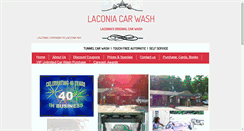 Desktop Screenshot of laconiacarwash.com